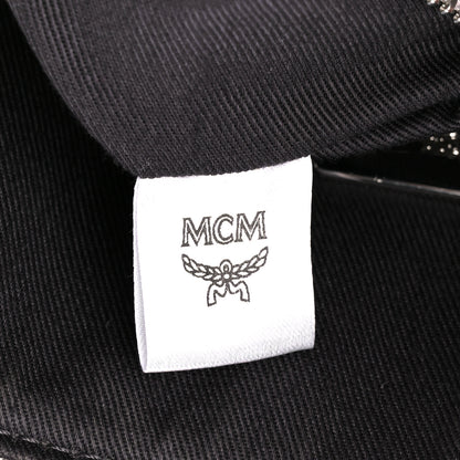 MCM Calfskin Ottomar Monogram Essential Boston Bag Dove 7 of 12