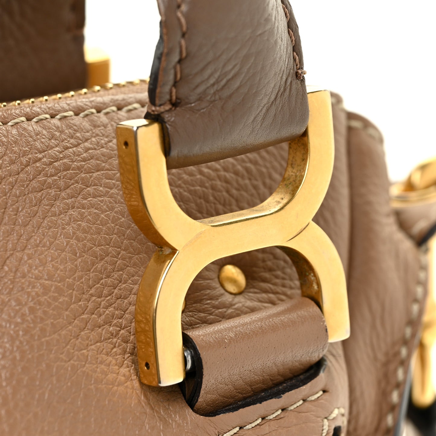 Calfskin Medium Marcie Satchel Nut