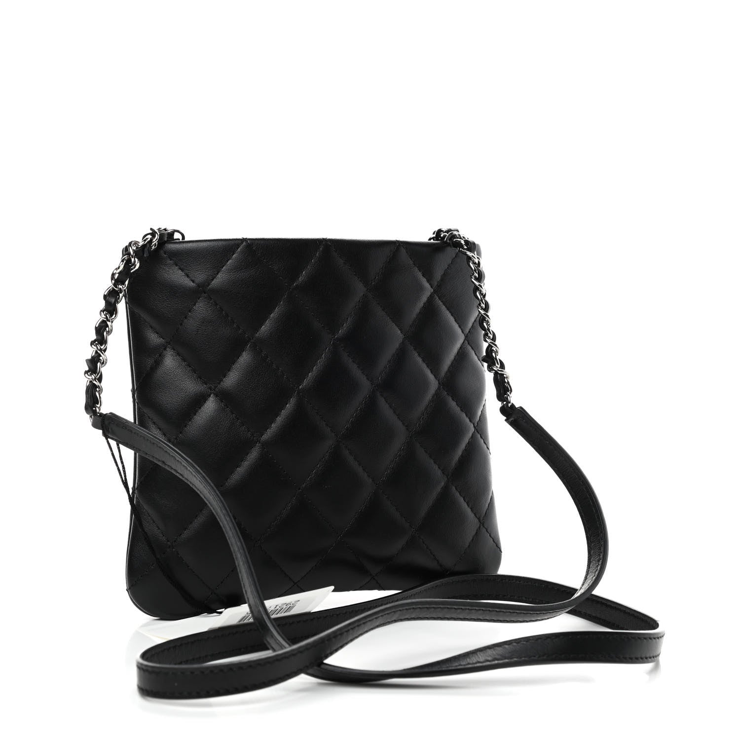 Chanel Lambskin Quilted Crossbody Bag Black 2 of 4