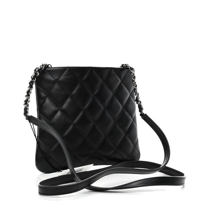 Chanel Lambskin Quilted Crossbody Bag Black 2 of 4
