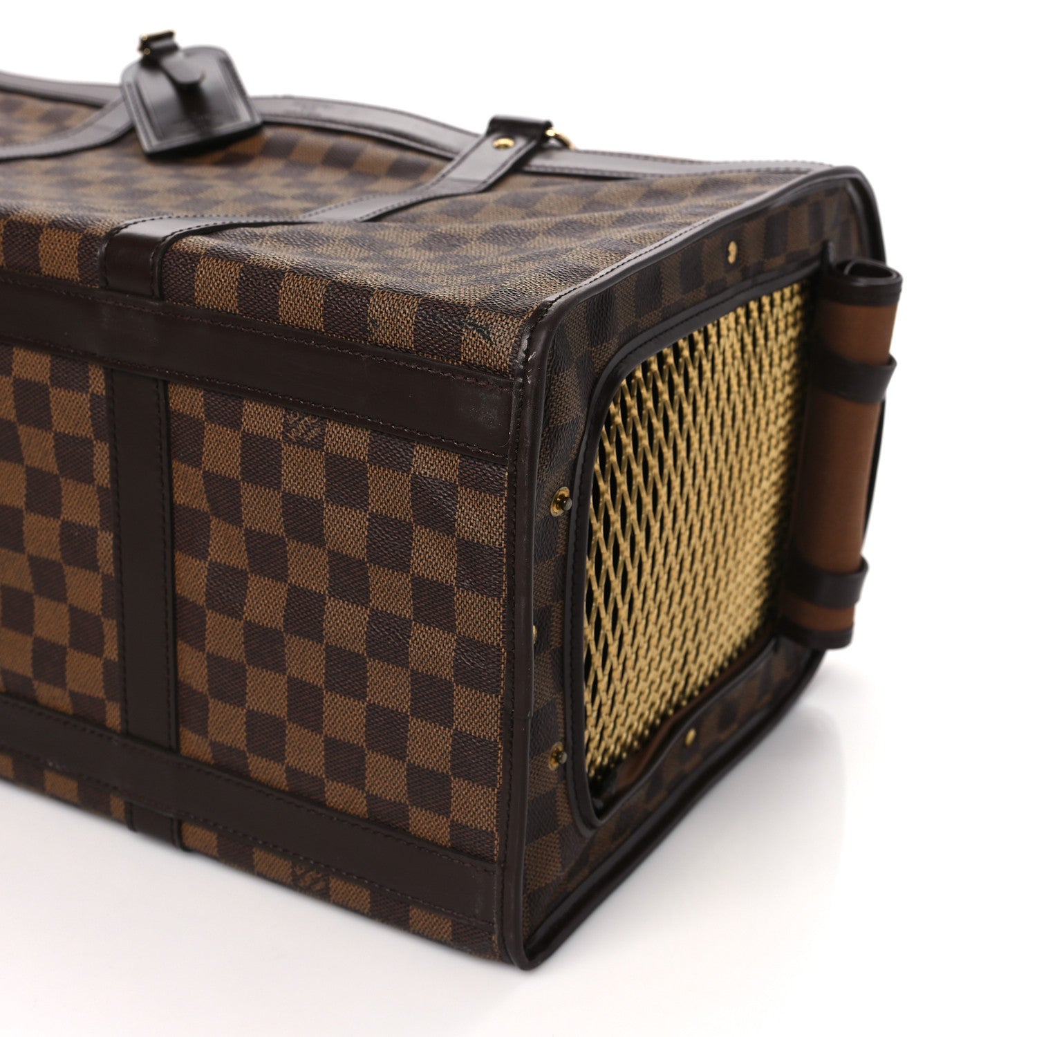 Louis Vuitton Damier Ebene Sac Chien 40 Pet Carrier 8 of 13