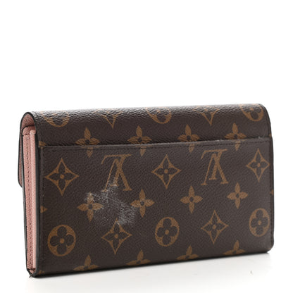 Louis Vuitton Monogram Sarah Wallet NM Rose Ballerine 3 of 12