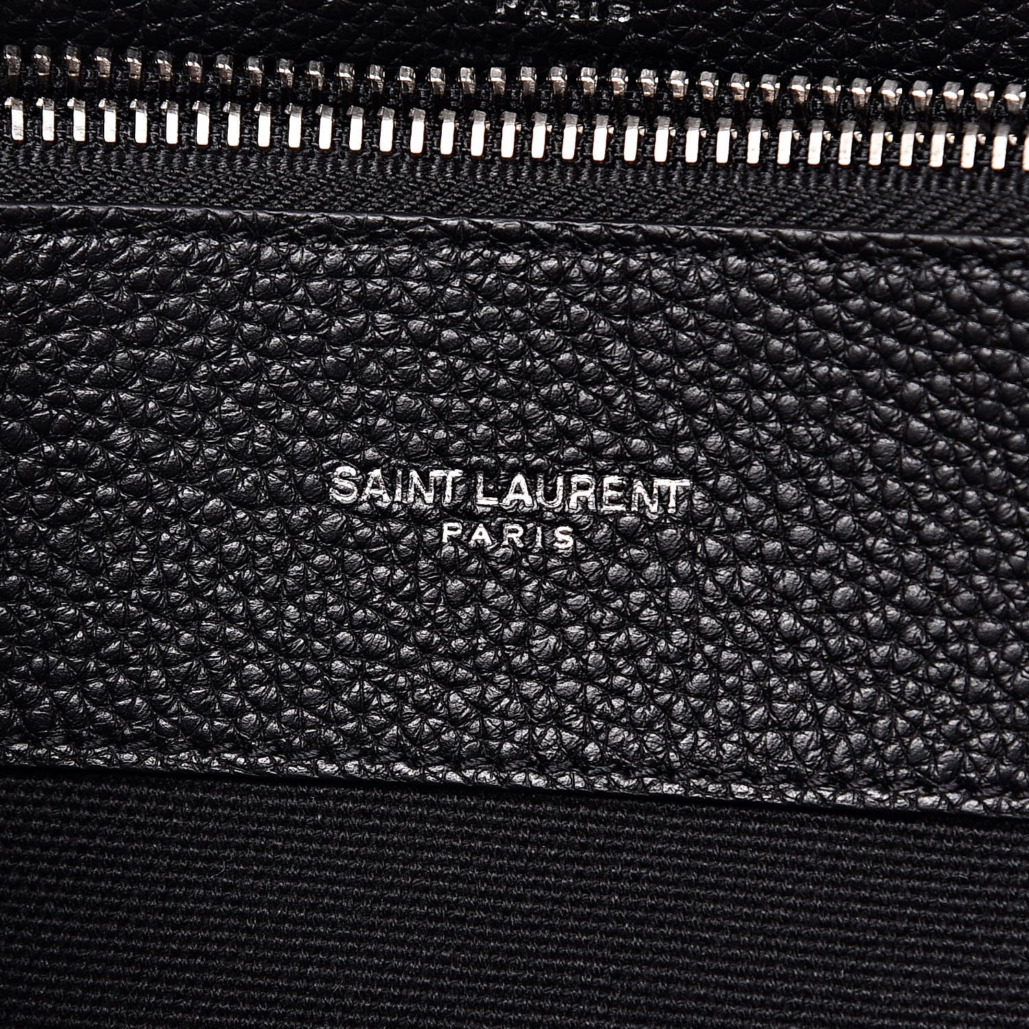 Saint Laurent Grained Calfskin Small Supple Sac De Jour Black 7 of 10