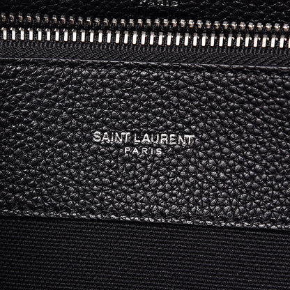 Saint Laurent Grained Calfskin Small Supple Sac De Jour Black 7 of 10