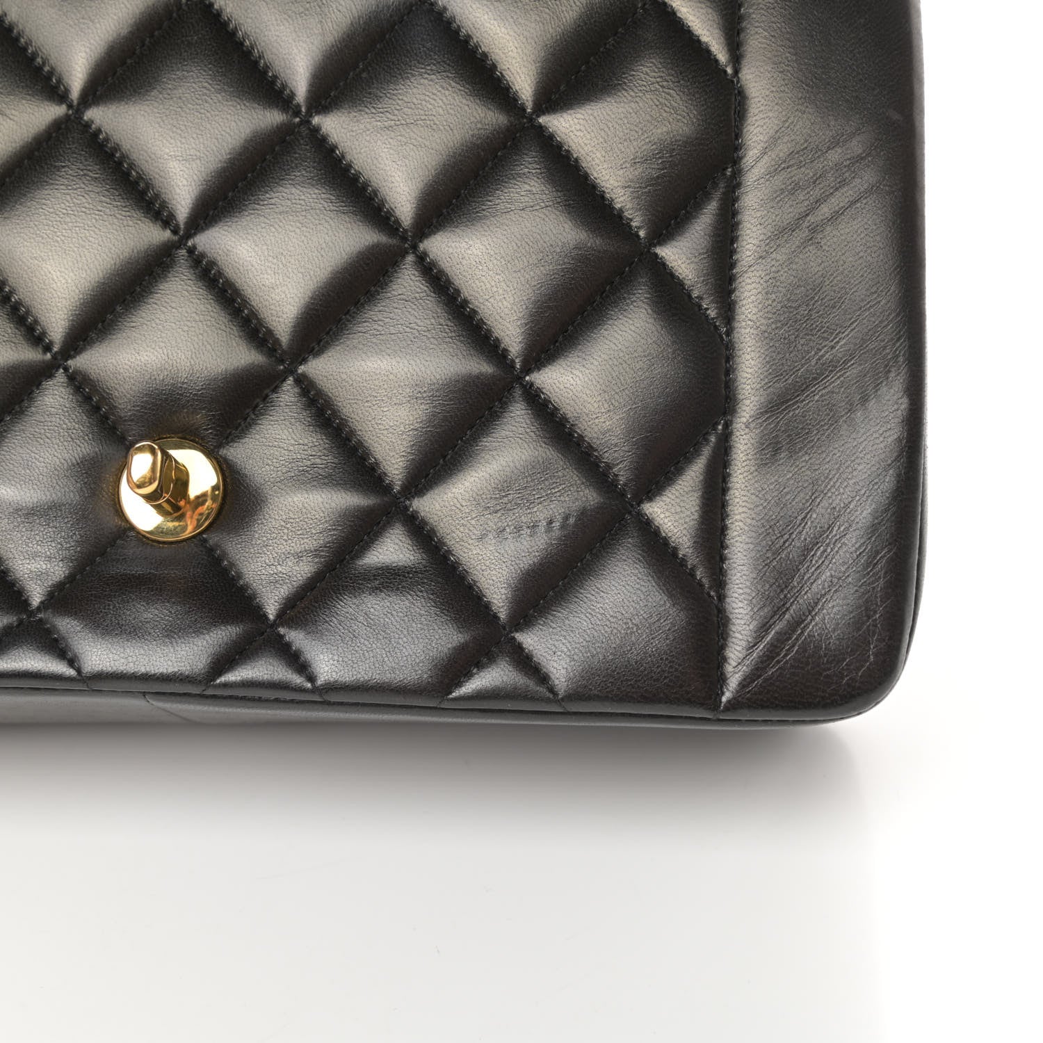 Chanel Lambskin Quilted Medium Single Flap Black 13 of 16
