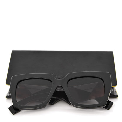 Fendi Facets Square Sunglasses FF 0263/S Black 10 of 18
