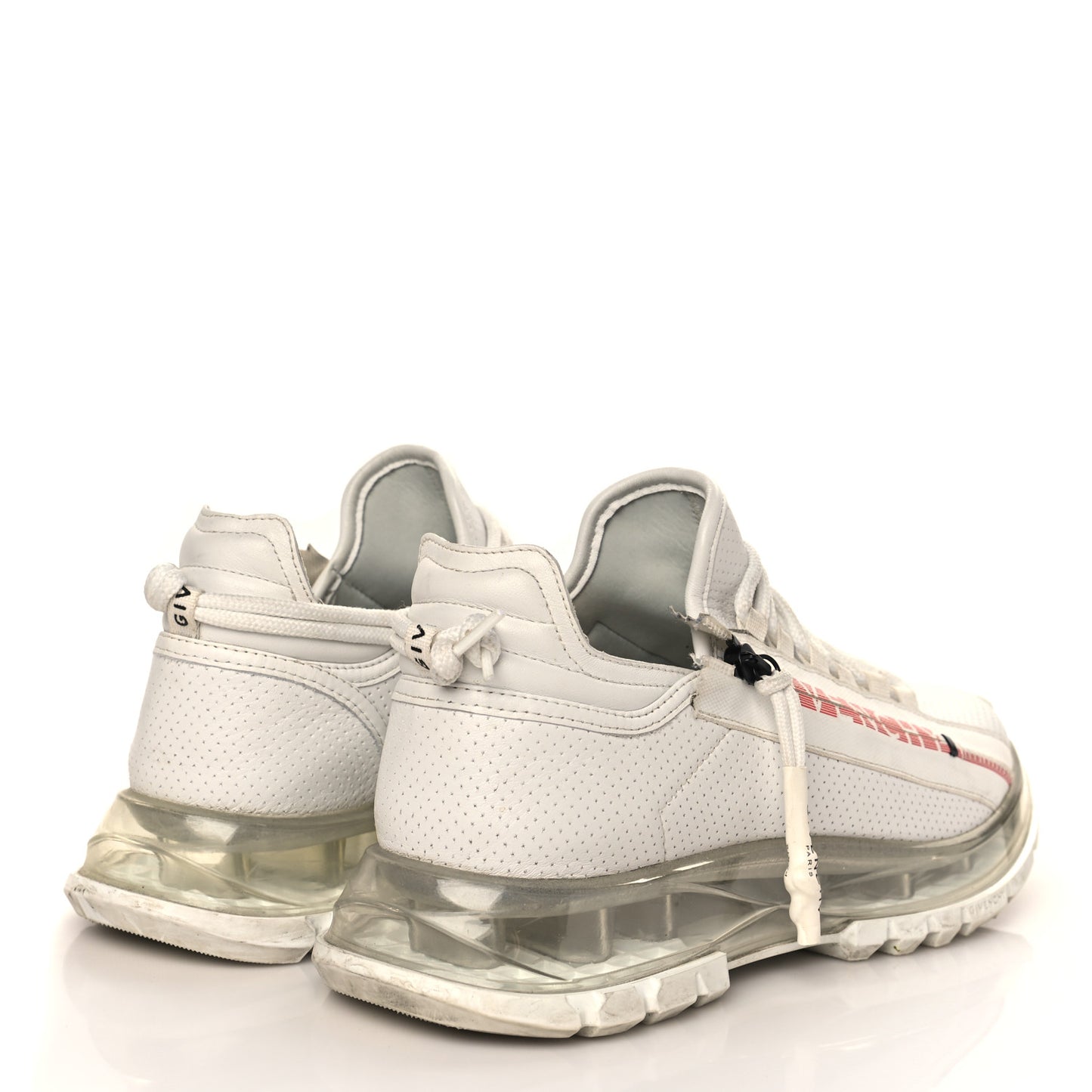 Calfskin Spectre Low Runners Sneakers 39 White Red