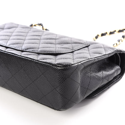 Chanel Caviar Quilted Medium Double Flap Black 8 of 13