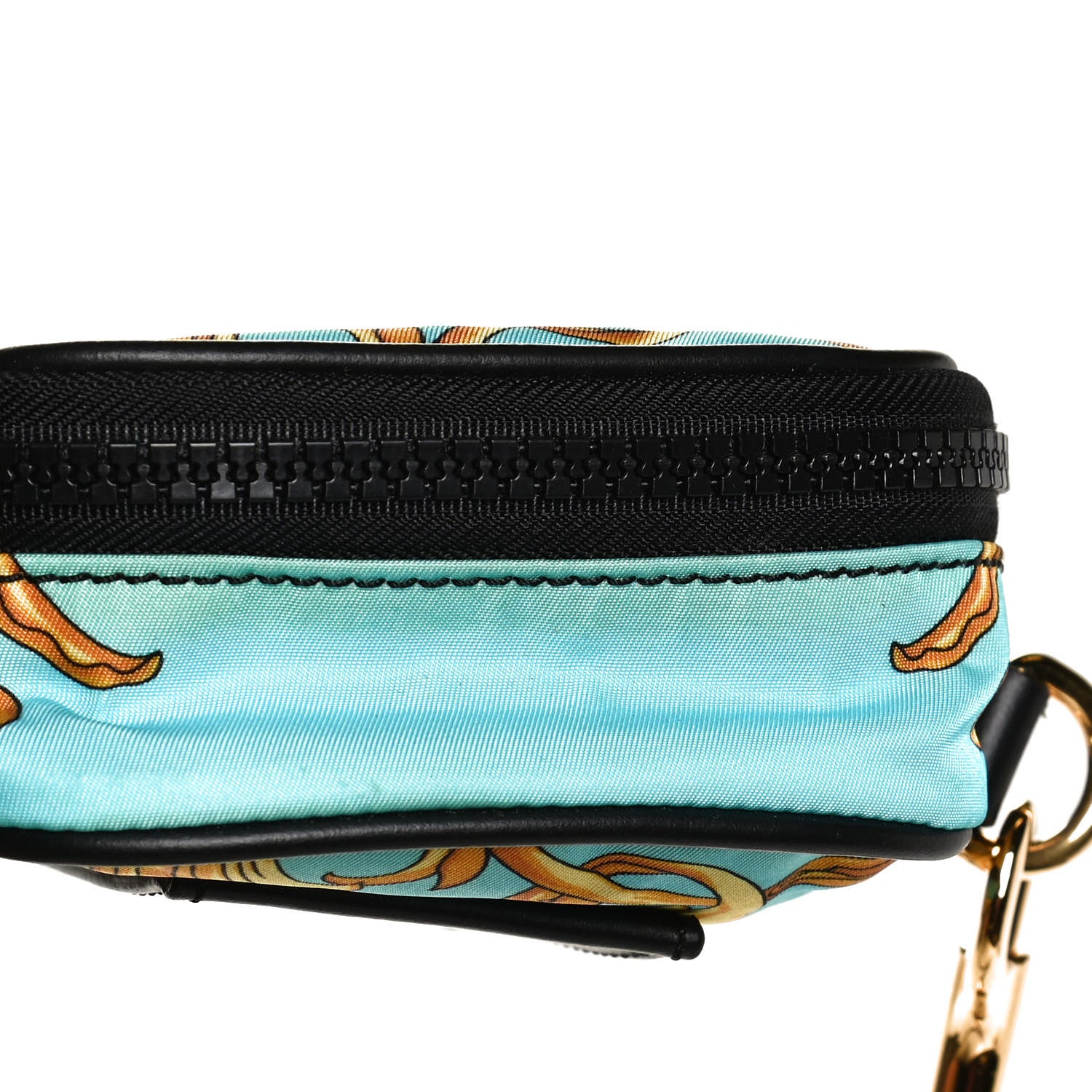 Versace Nylon Baroque Print Small Crossbody Bag Black 11 of 11