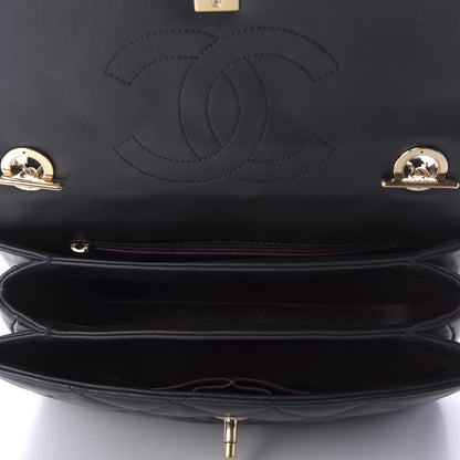 Chanel Lambskin Quilted Small Trendy CC Dual Handle Flap Bag Black 5 of 9