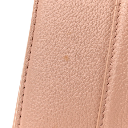 Balenciaga Grained Calfskin Small Hourglass Top Handle Bag Nude Beige 16 of 16