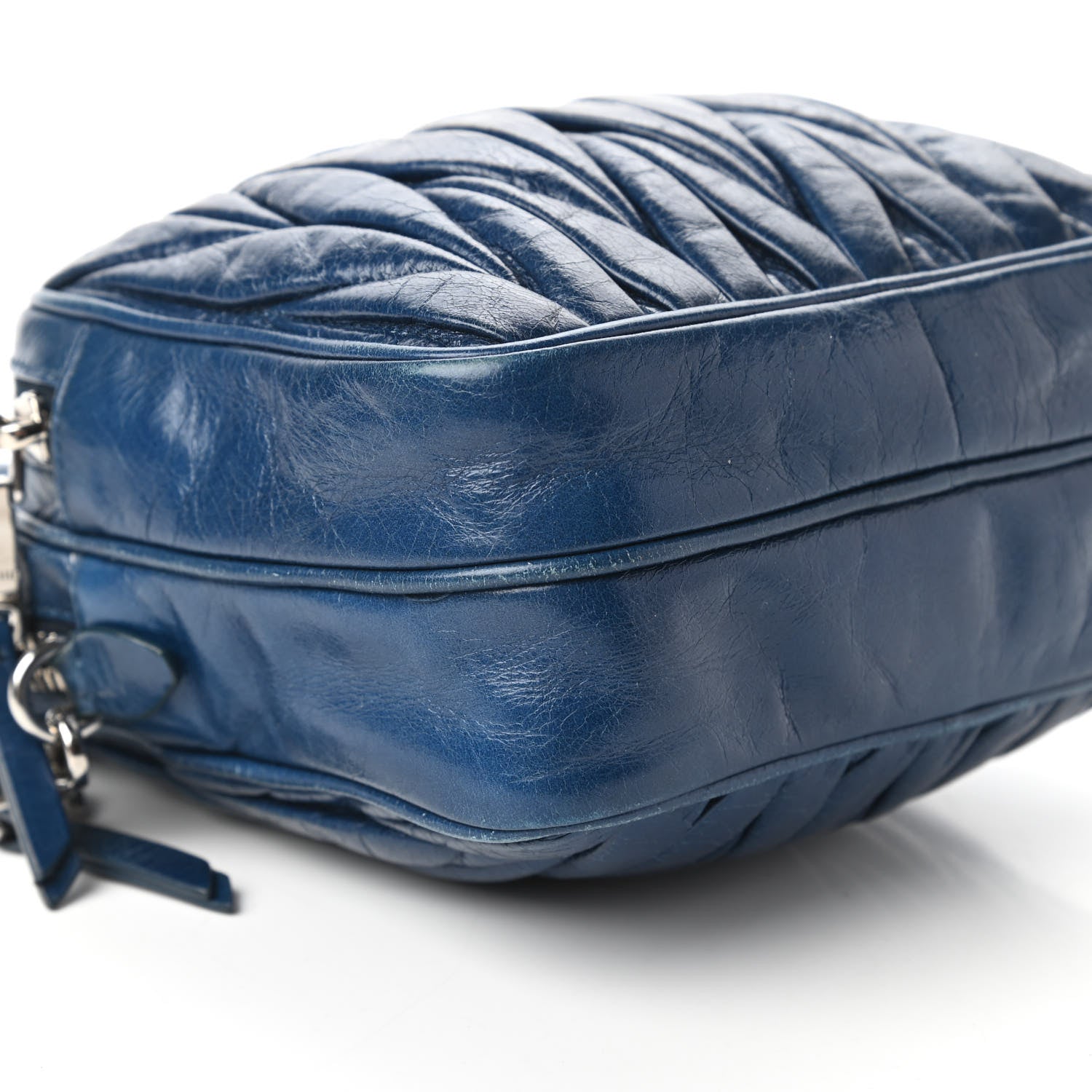 Miu Miu Matelasse Lux Crossbody Cobalto 6 of 10