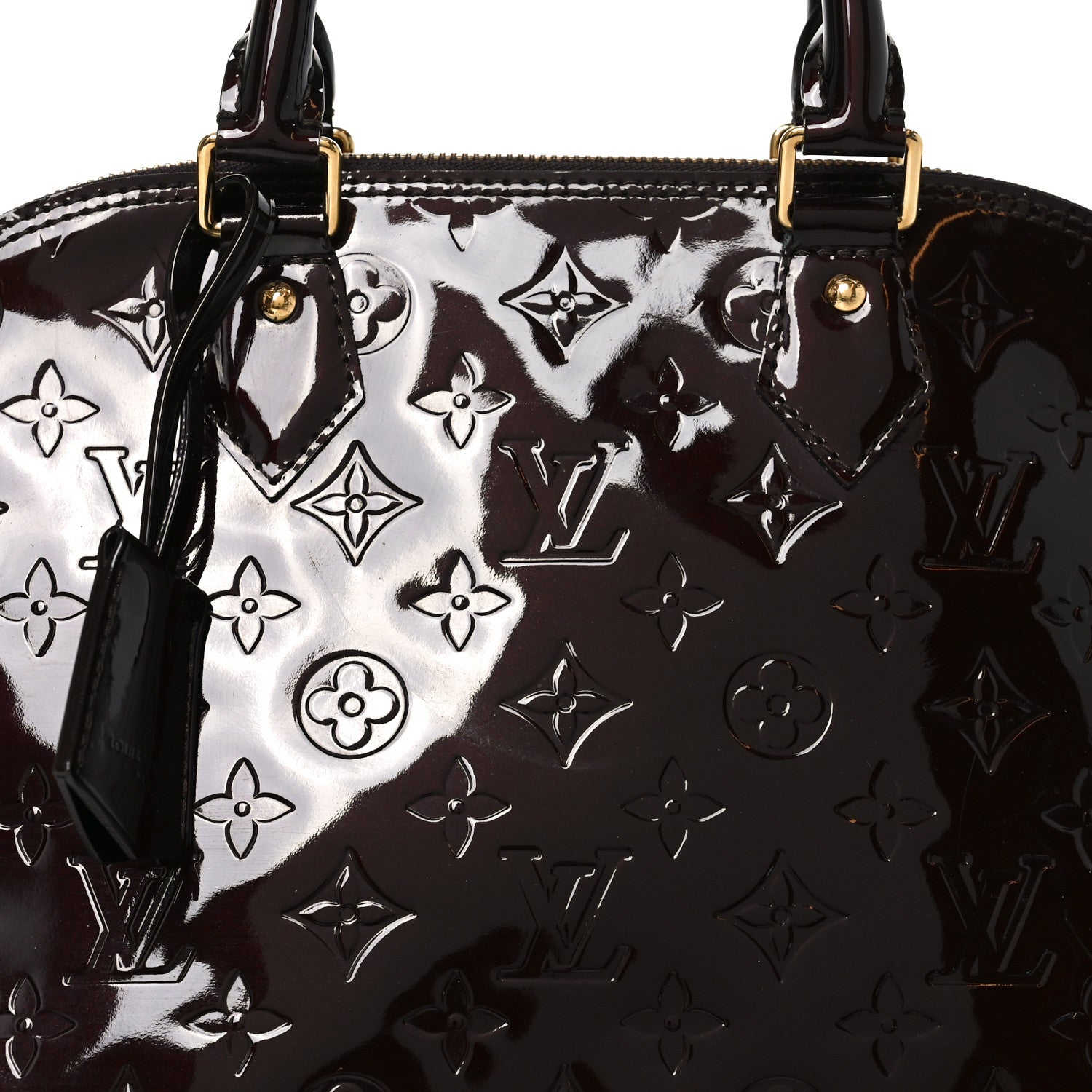 Louis Vuitton Vernis Alma PM Amarante 7 of 9