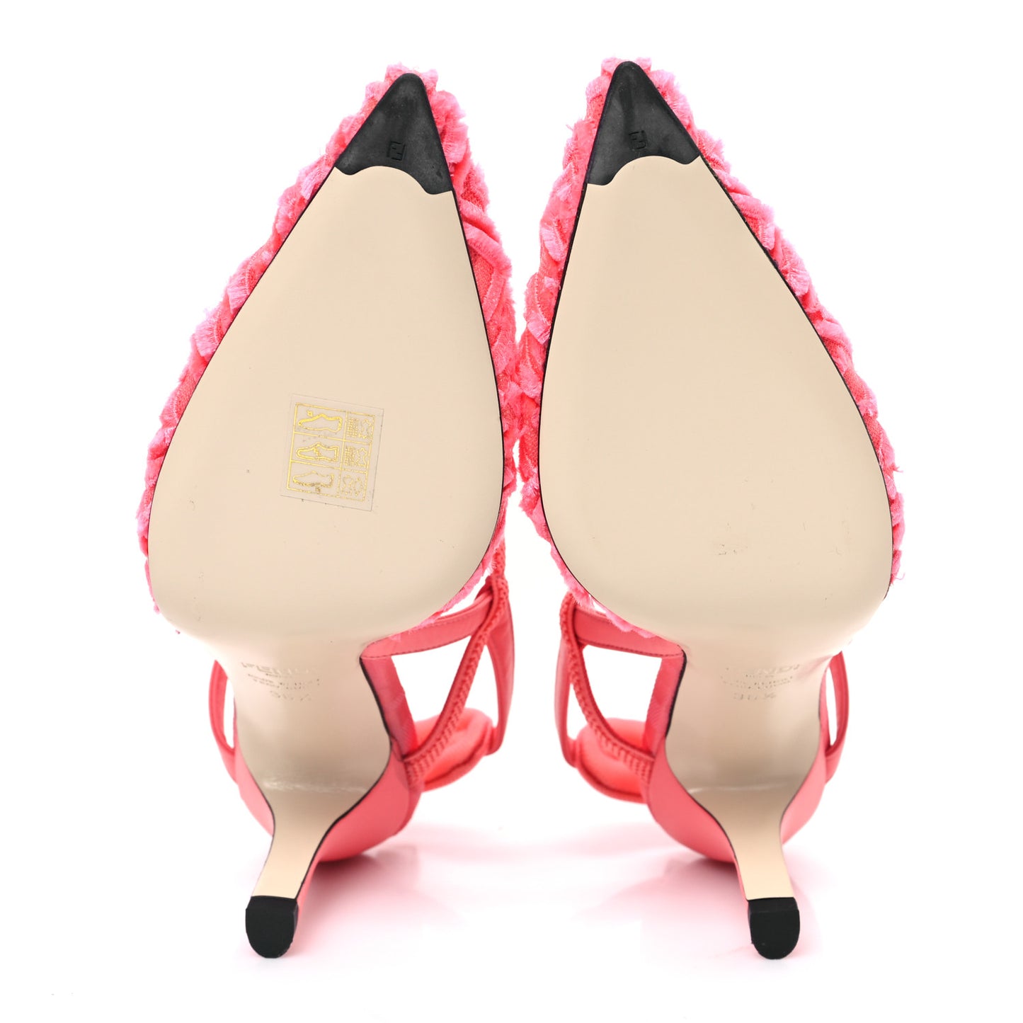 Mesh FF Fray Colibri Lite 85mm Slingback Pumps 36.5 Kissed