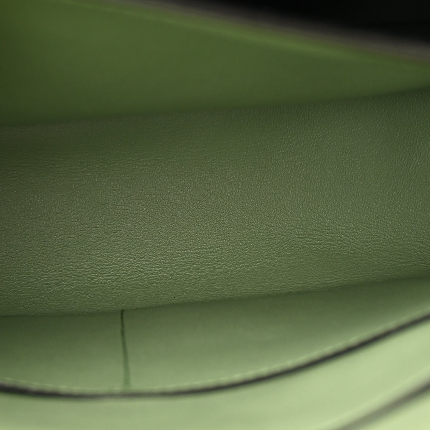 Calfskin Gancini Large Trifolio Top Handle Bag Sage Green