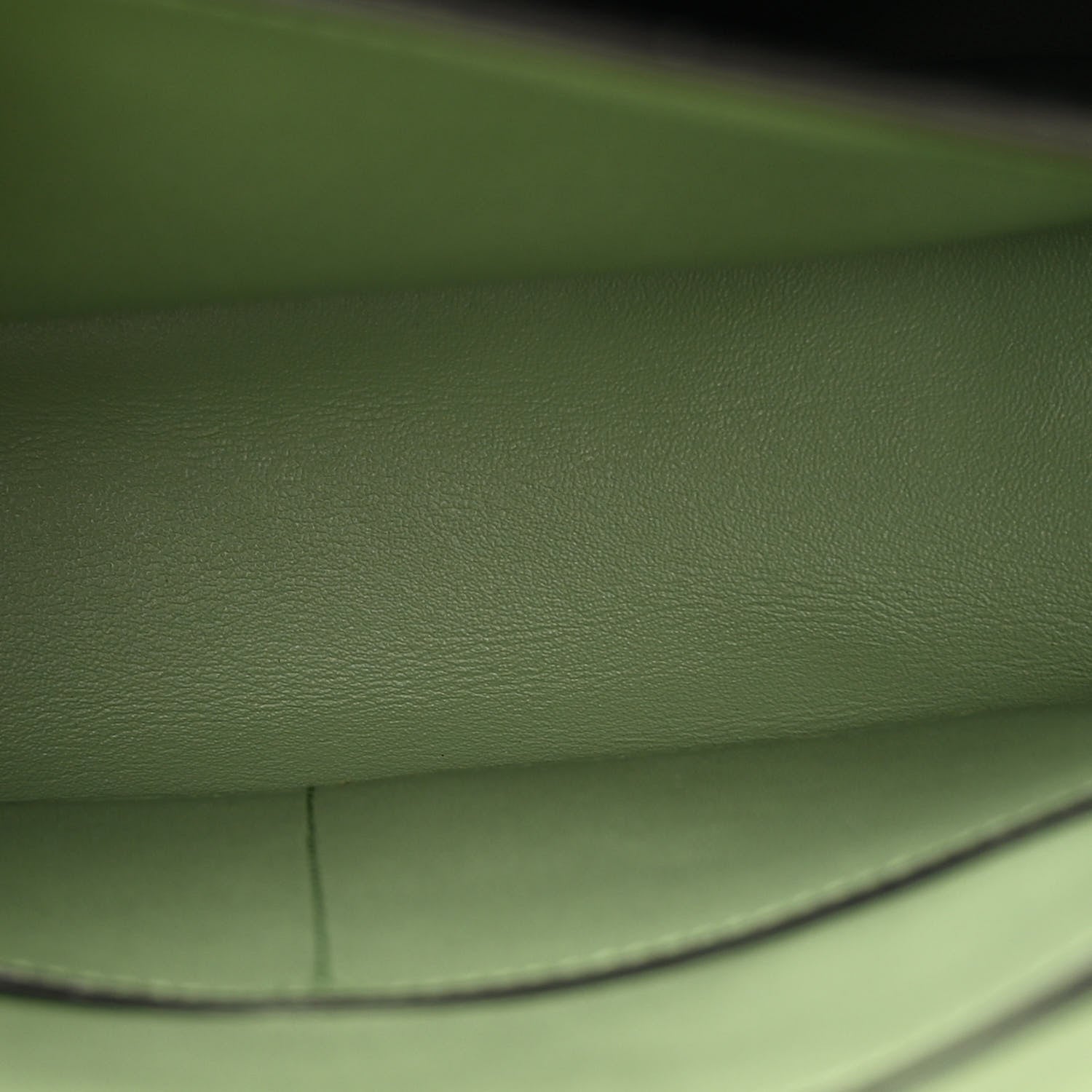 Salvatore Ferragamo Calfskin Gancini Large Trifolio Top Handle Bag Sage Green 5 of 11