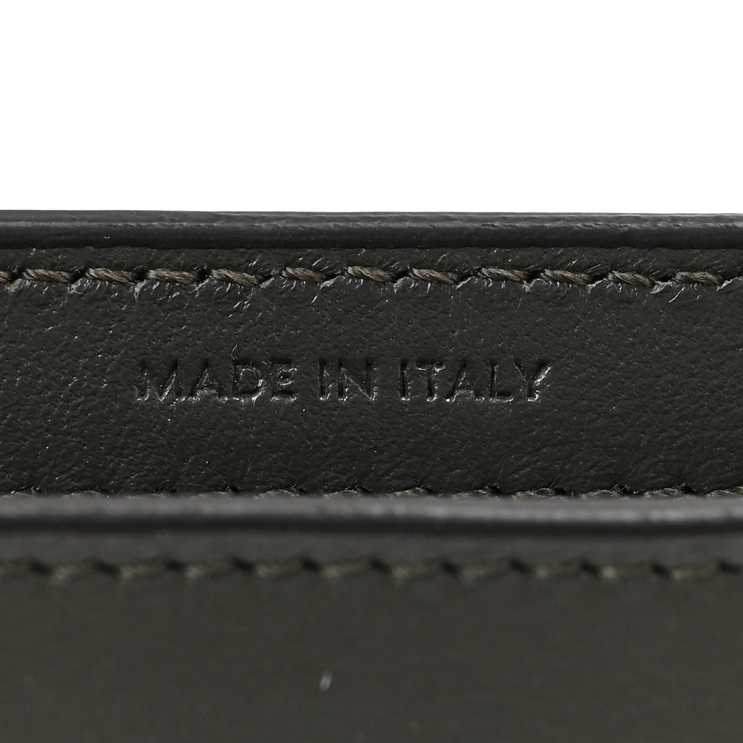 Smooth Calfskin Cuir Triomphe Shoulder Bag Dark Army