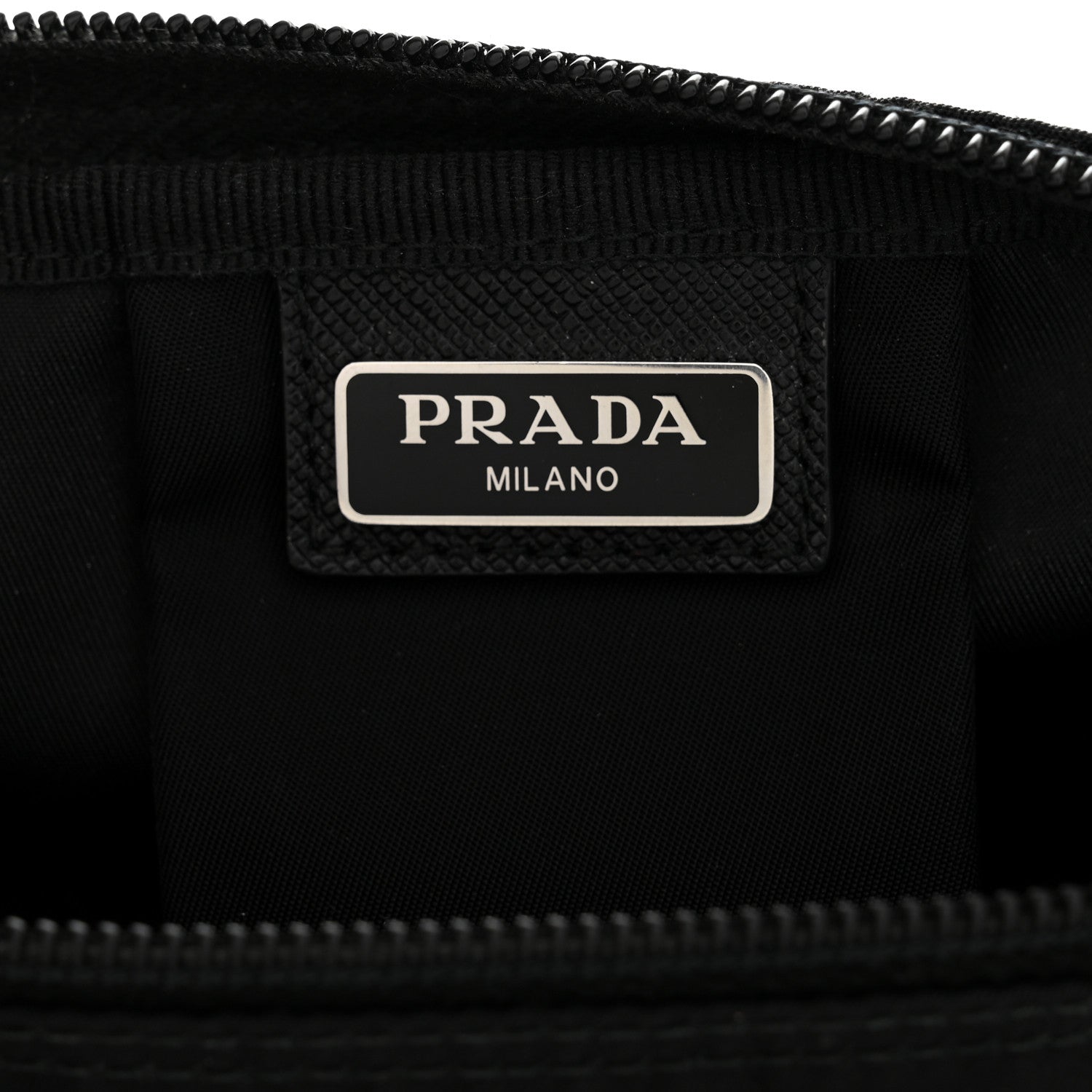 Prada Nylon Tessuto Cosmetic Pouch Black 6 of 8