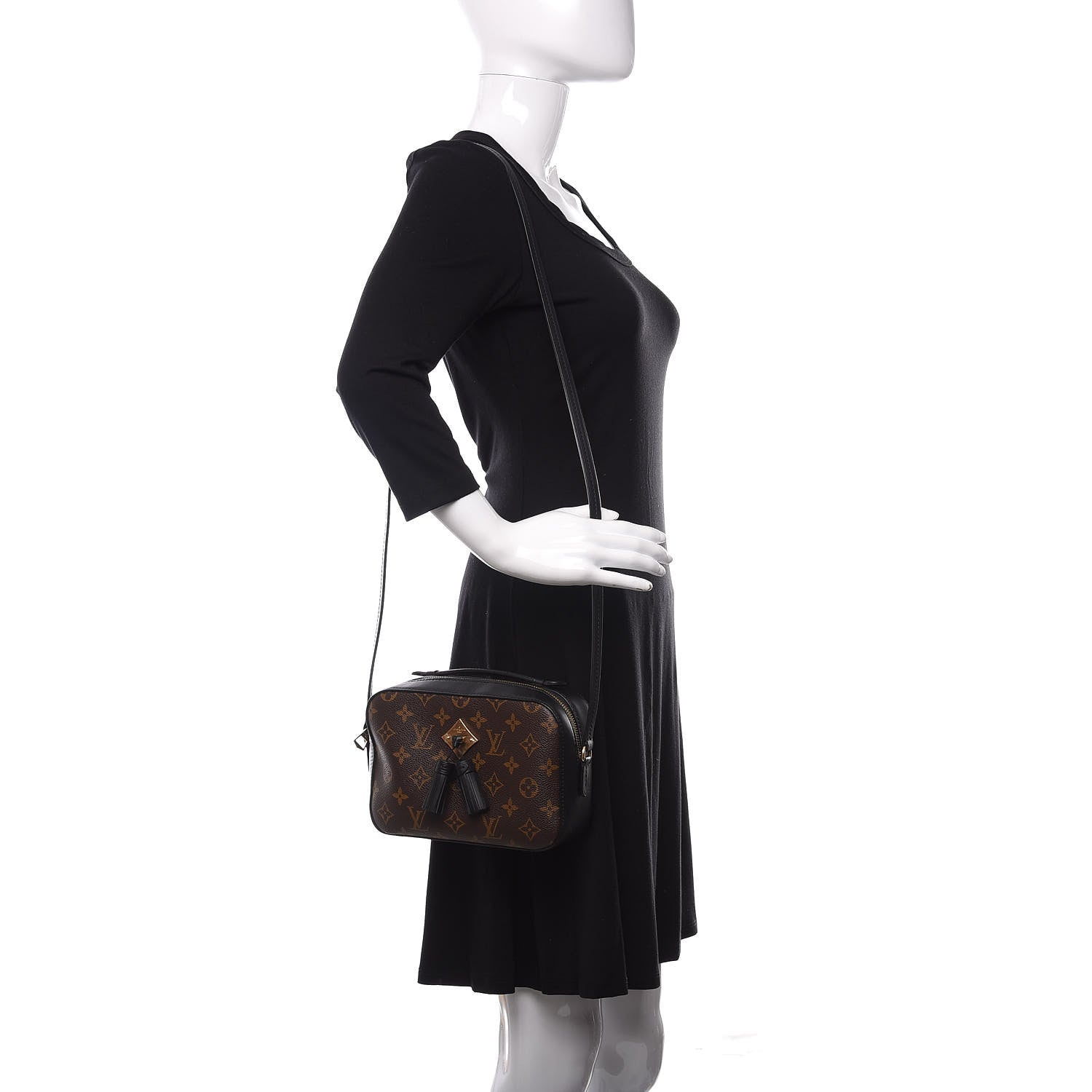 Louis Vuitton Monogram Saintonge Black 2 of 10