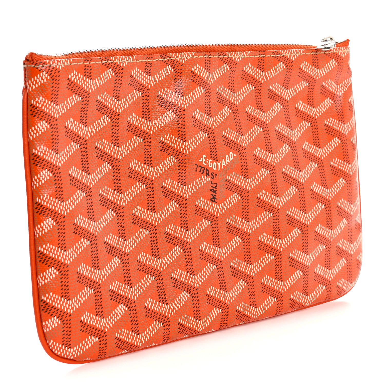 Goyard Goyardine Senat Pochette PM Orange 3 of 9