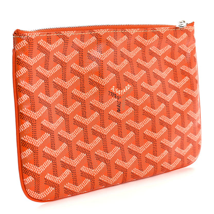 Goyard Goyardine Senat Pochette PM Orange 3 of 9
