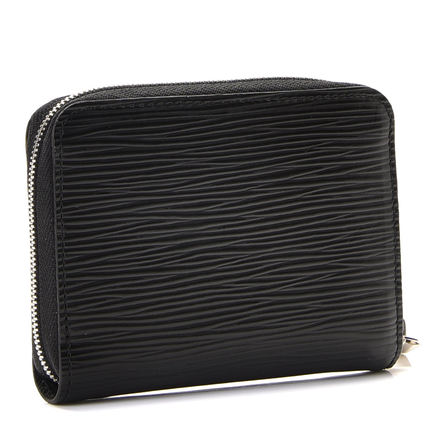 Louis Vuitton Epi Zippy Coin Purse Black 3 of 9