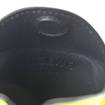Loewe Smooth Calfskin Smiley Face Gate Pocket Neon Yellow 4 of 8