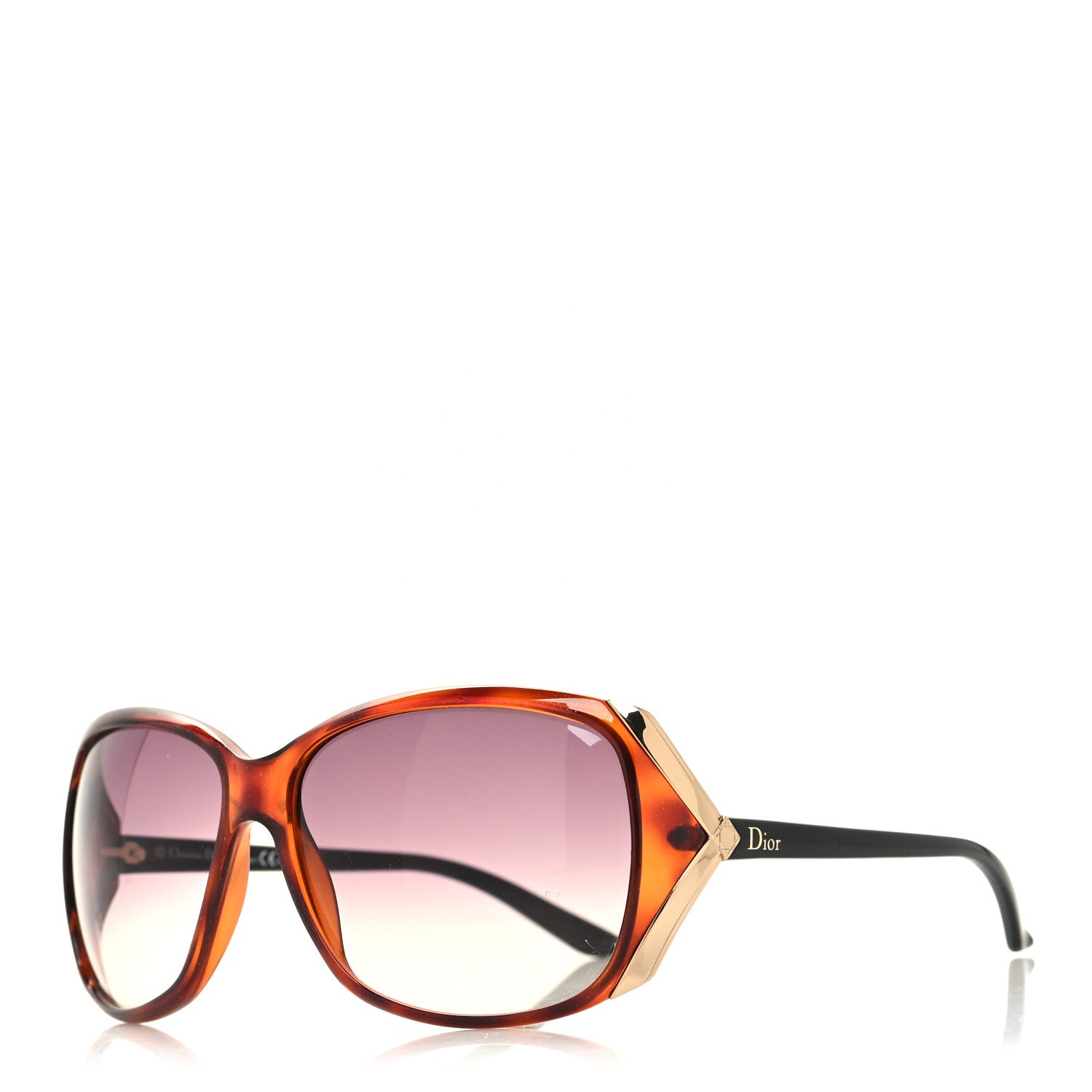Christian Dior Acetate Dioropposite2 Sunglasses Tortoise 1 of 7
