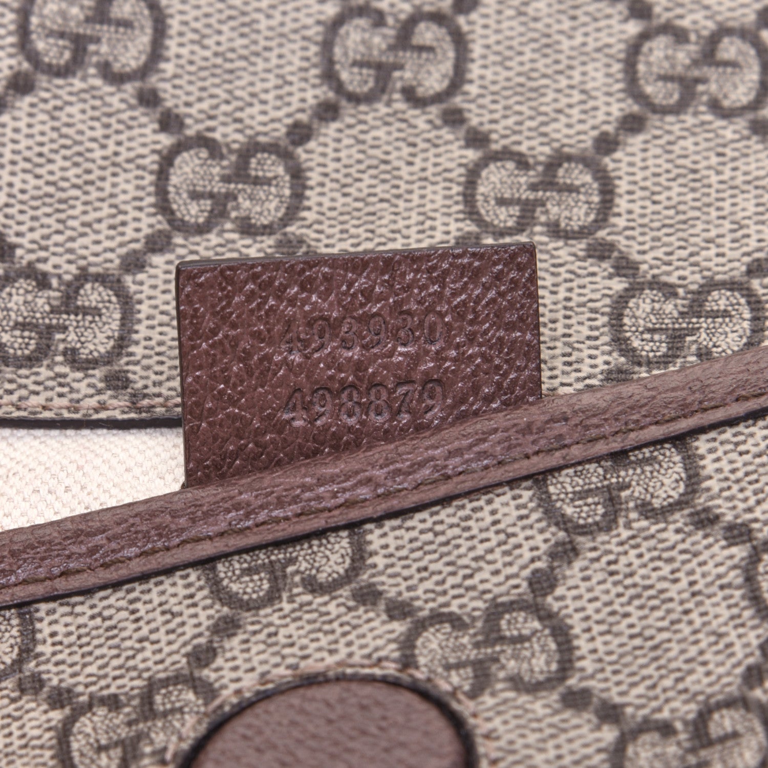 Gucci GG Supreme Monogram Neo Vintage Web Belt Bag Brown 9 of 12