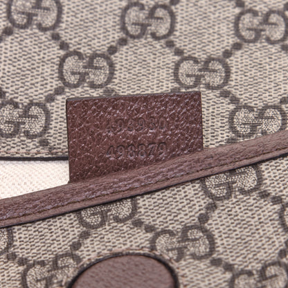 Gucci GG Supreme Monogram Neo Vintage Web Belt Bag Brown 9 of 12