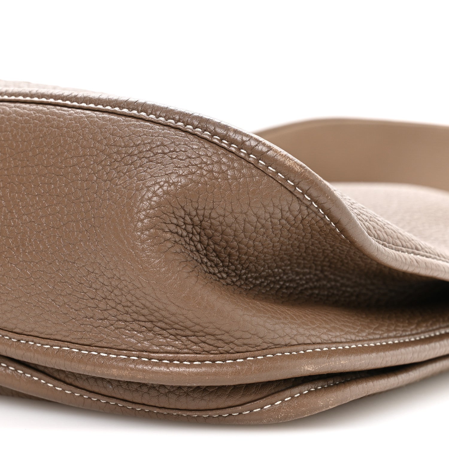 Hermes Taurillon Clemence Evelyne III PM Etoupe 9 of 10