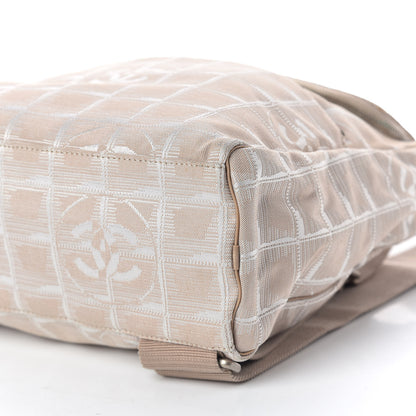 Chanel Nylon Travel Backpack Beige 9 of 9