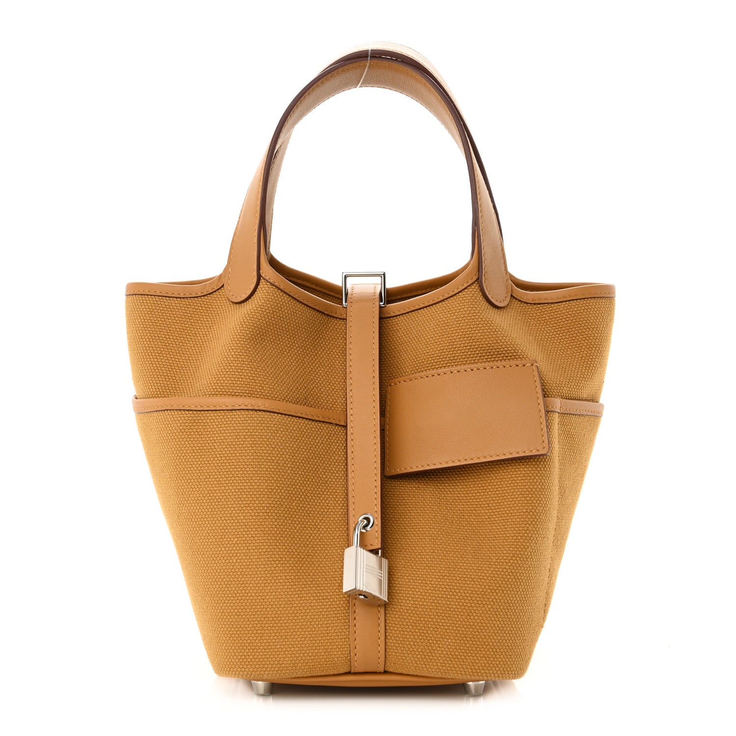Hermes Toile Goeland Swift Cargo Picotin Lock 18 Sesame 1 of 10