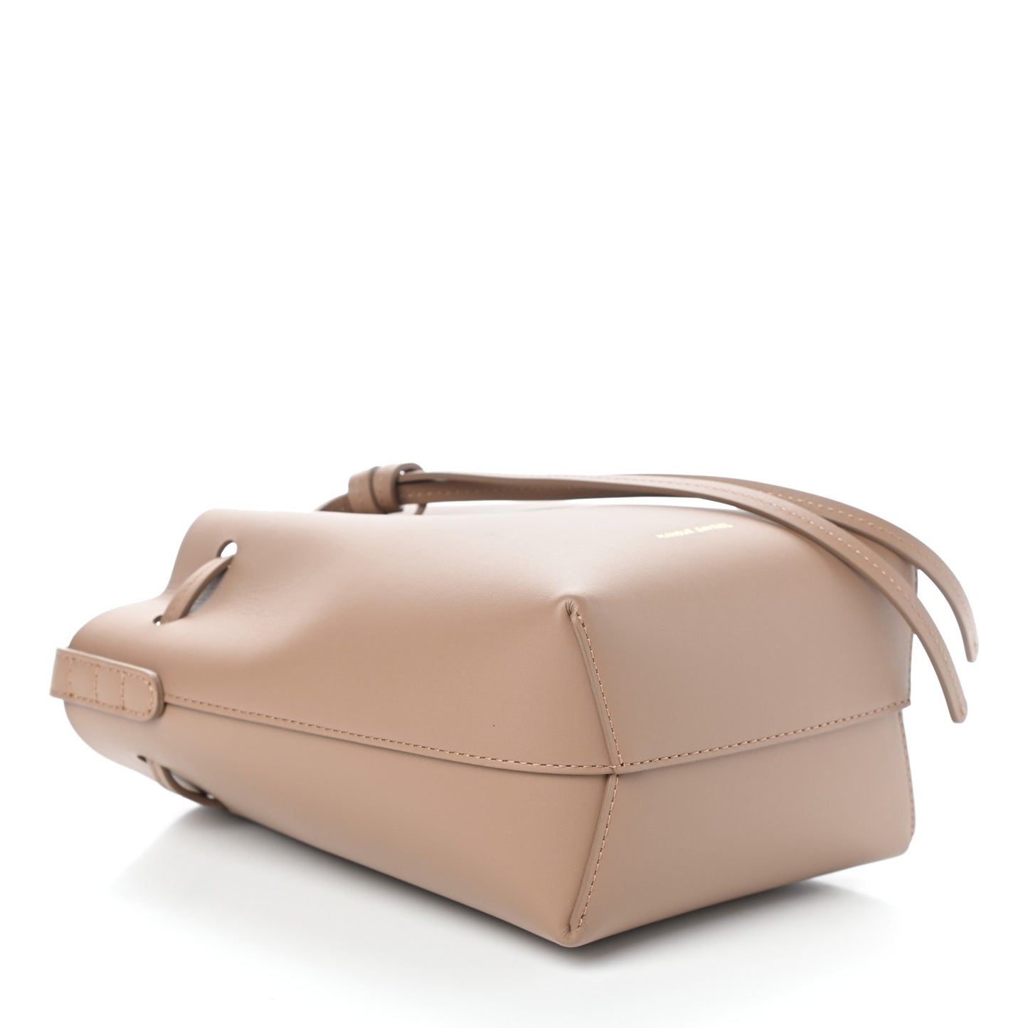 Calfskin Mini Mini Bucket Bag Biscotto