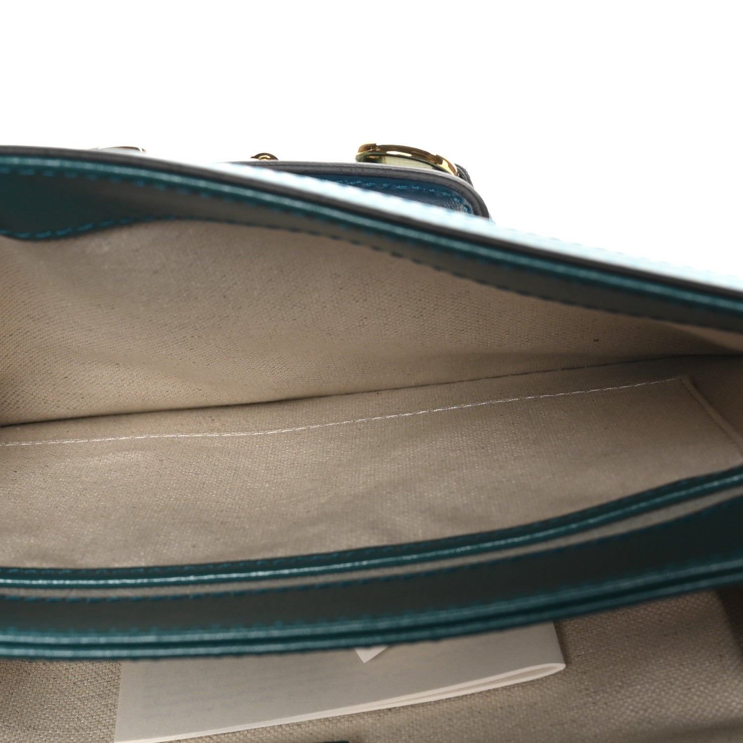 Gucci Azalea Calfskin Horsebit 1955 Shoulder Bag Imperial Blue Pavone 6 of 12