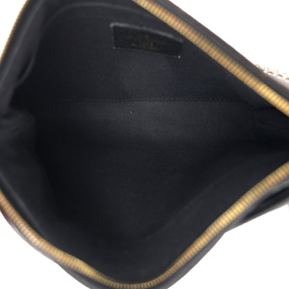 Louis Vuitton Monogram Pallas Clutch Black 5 of 11
