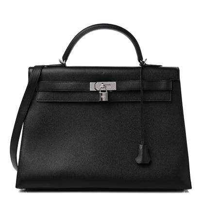 Hermes Epsom Kelly Sellier 40 Black 1 of 16