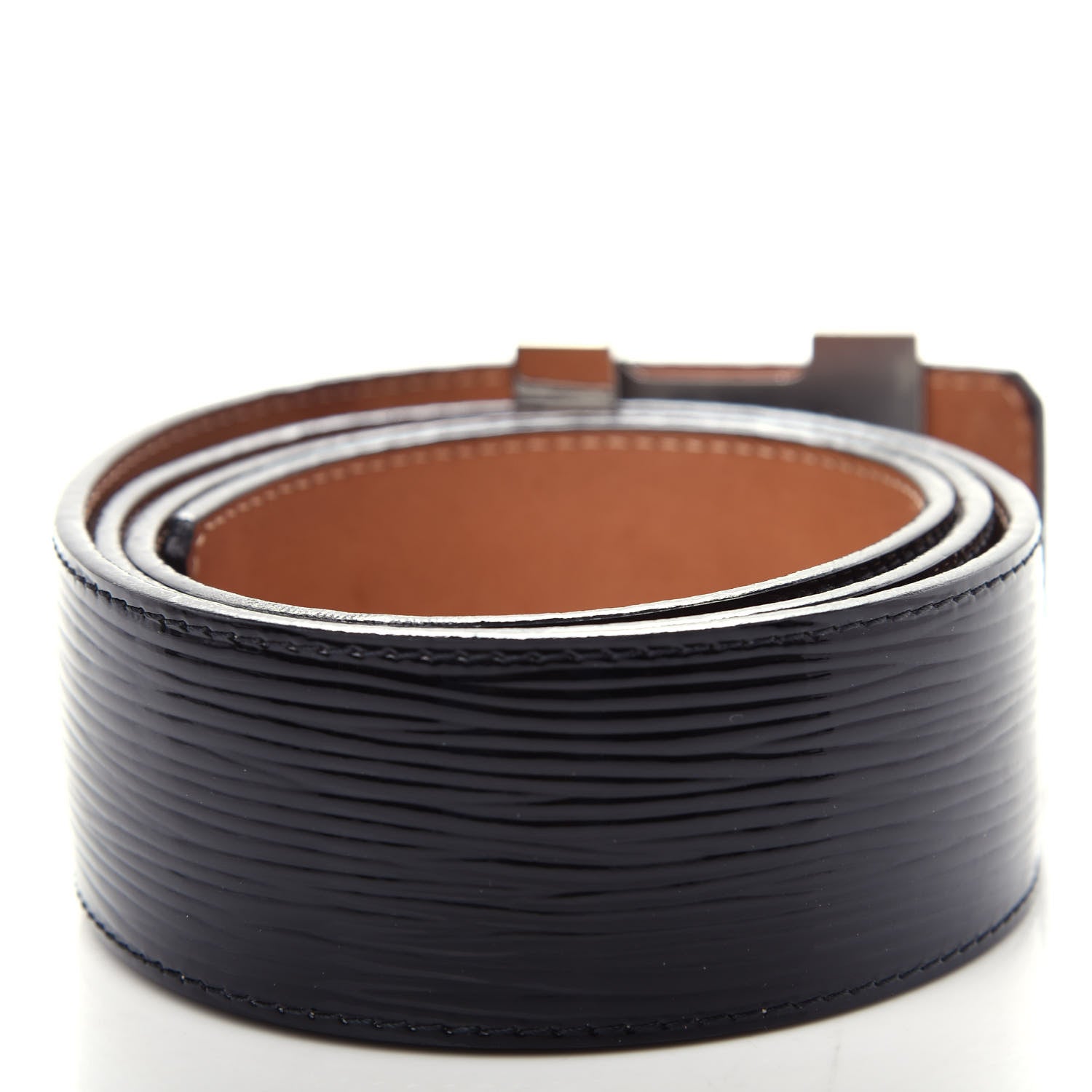 Louis Vuitton Epi Electric 40mm LV Initiales Belt 90 36 Black 2 of 7