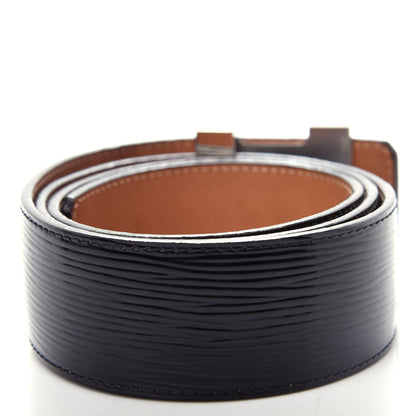 Louis Vuitton Epi Electric 40mm LV Initiales Belt 90 36 Black 2 of 7