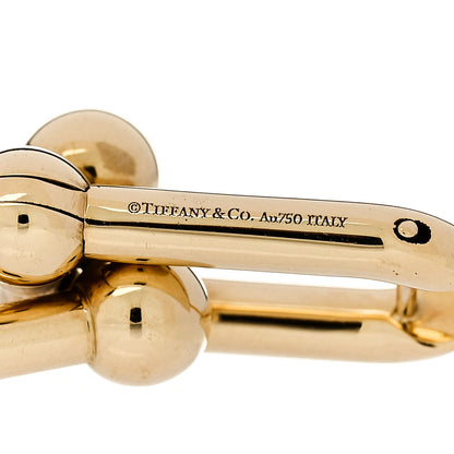 Tiffany 18K Yellow Gold Large HardWear Link Earrings 4 of 5