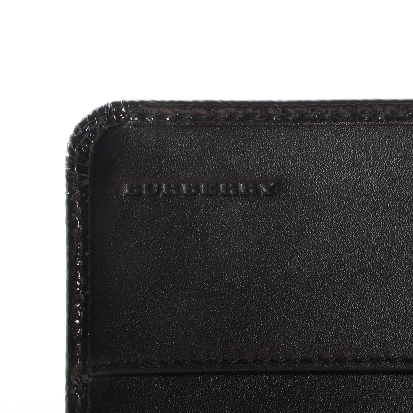 Patent London Continental Wallet Black