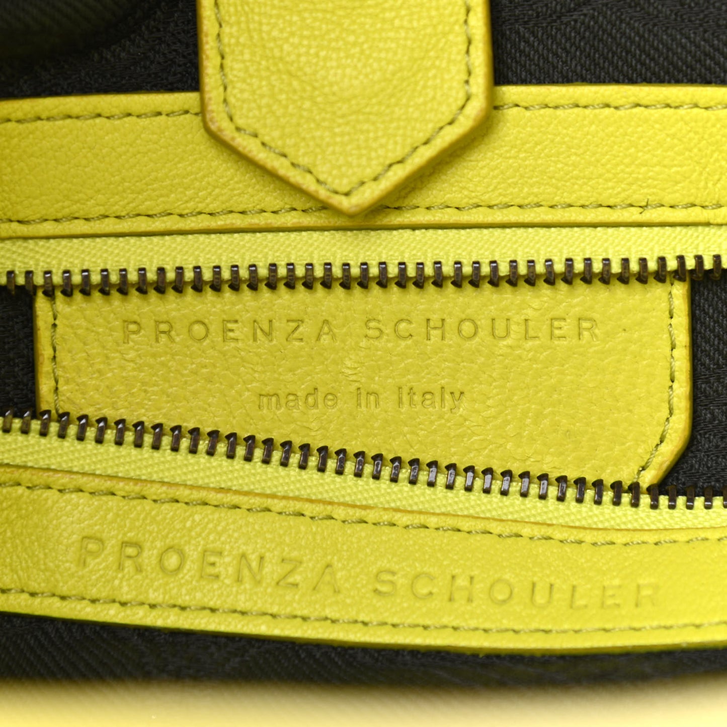 Lambskin PS1 Tote Citron