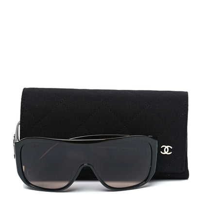 Chanel Acetate Crystal CC Shield 5466-B Sunglasses Brown 8 of 8