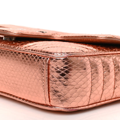 Prada Metallic Ayers Impunture Diagramme Small Chain Flap Shoulder Bag Antico Mordore 8 of 8