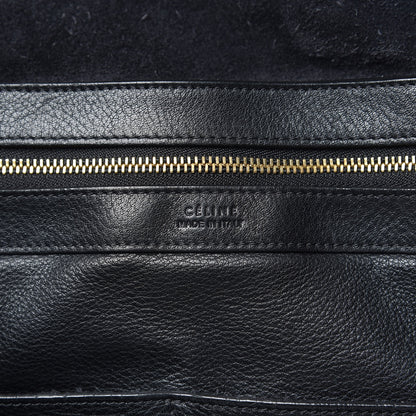 Celine Soft Grained Calfskin Small Belt Cabas Phantom Black 6 of 14