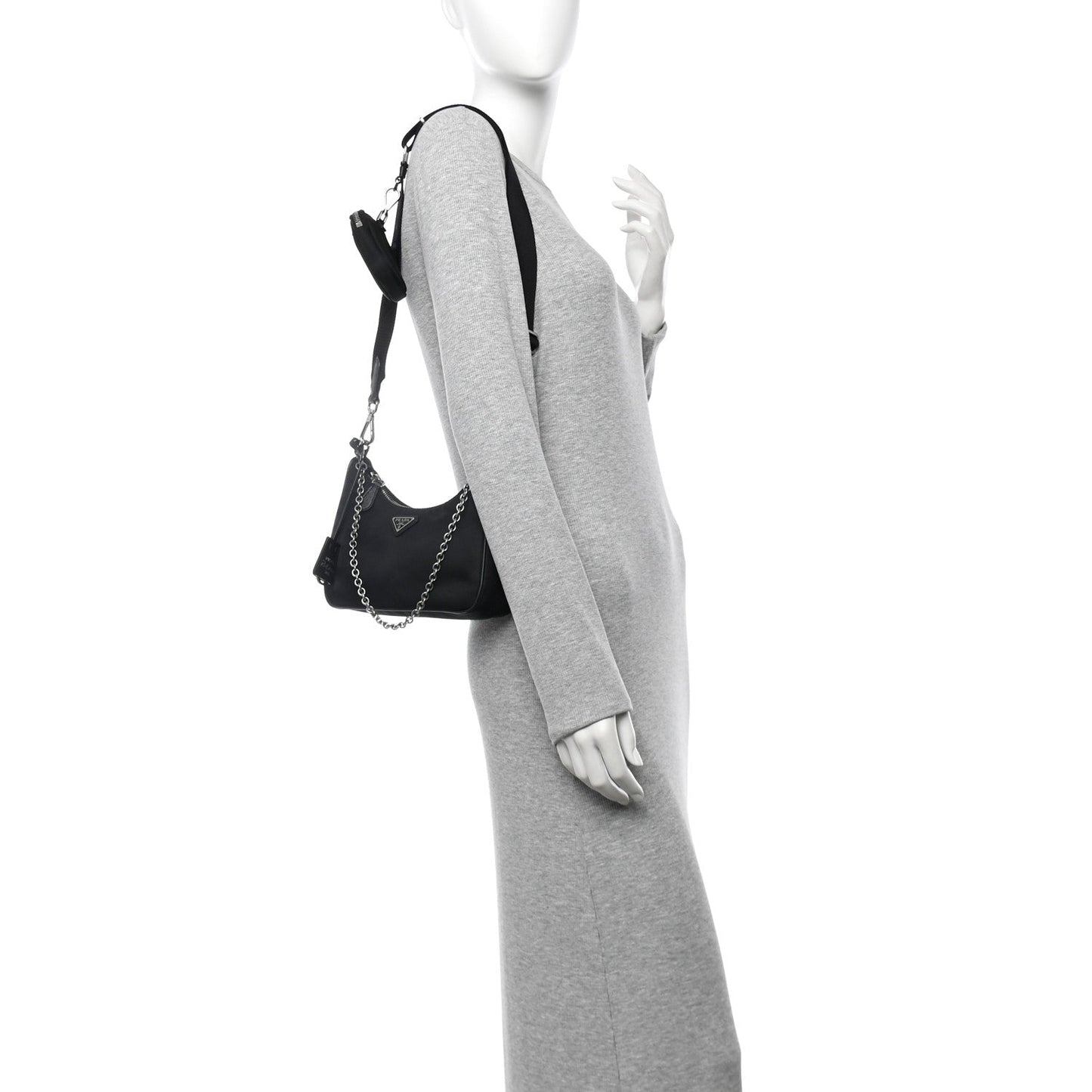 Nylon Re-Edition 2005 Shoulder Bag Black
