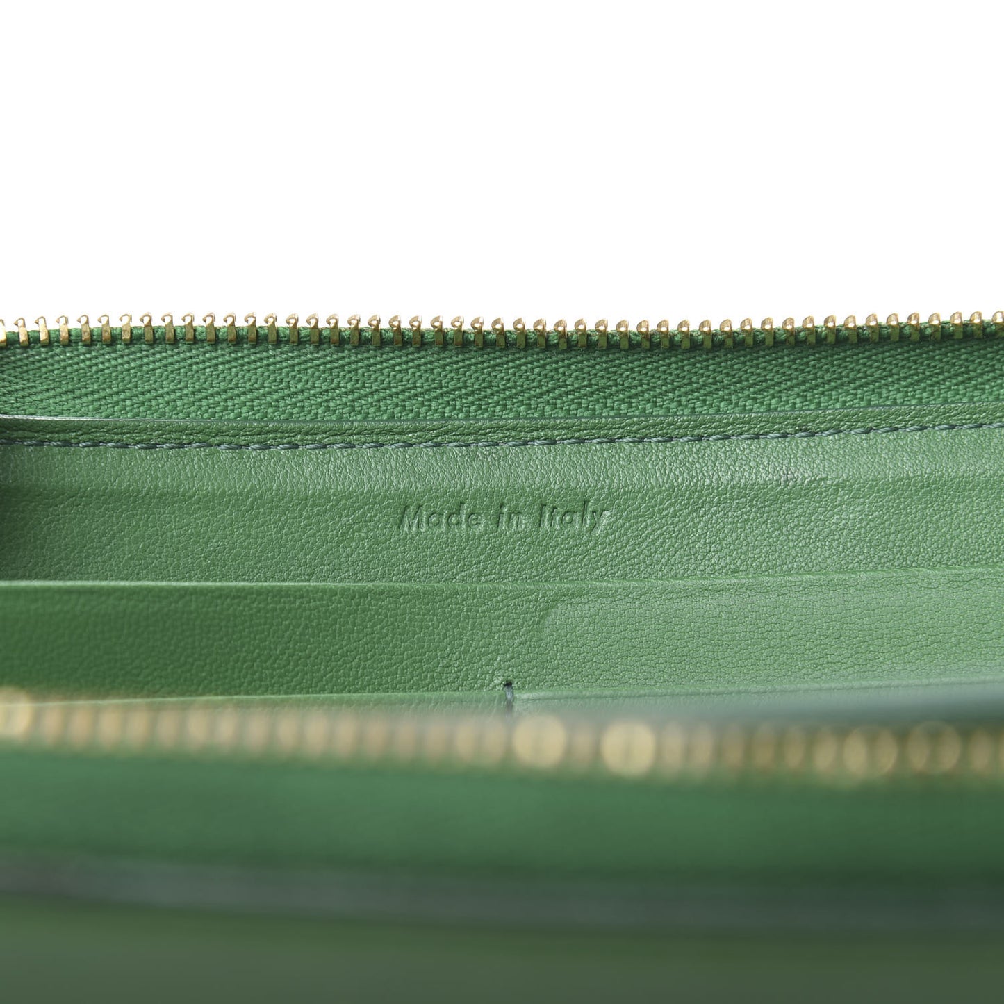 Smooth Calfskin Large Half Zip Multifunction Wallet