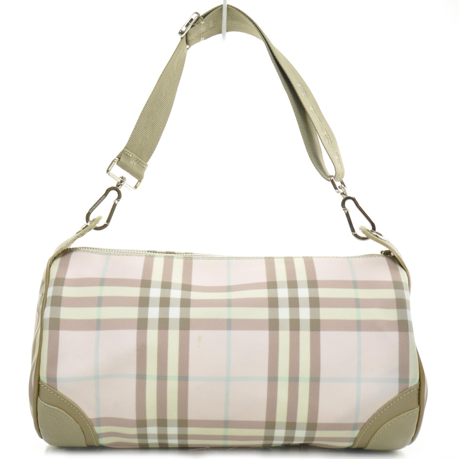 Burberry Candy Check Lola Barrel Shoulder Bag Pink 4 of 8