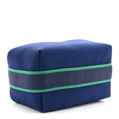 Hermes Canvas Small Bride-A-Brac Pouch Marine 4 of 10