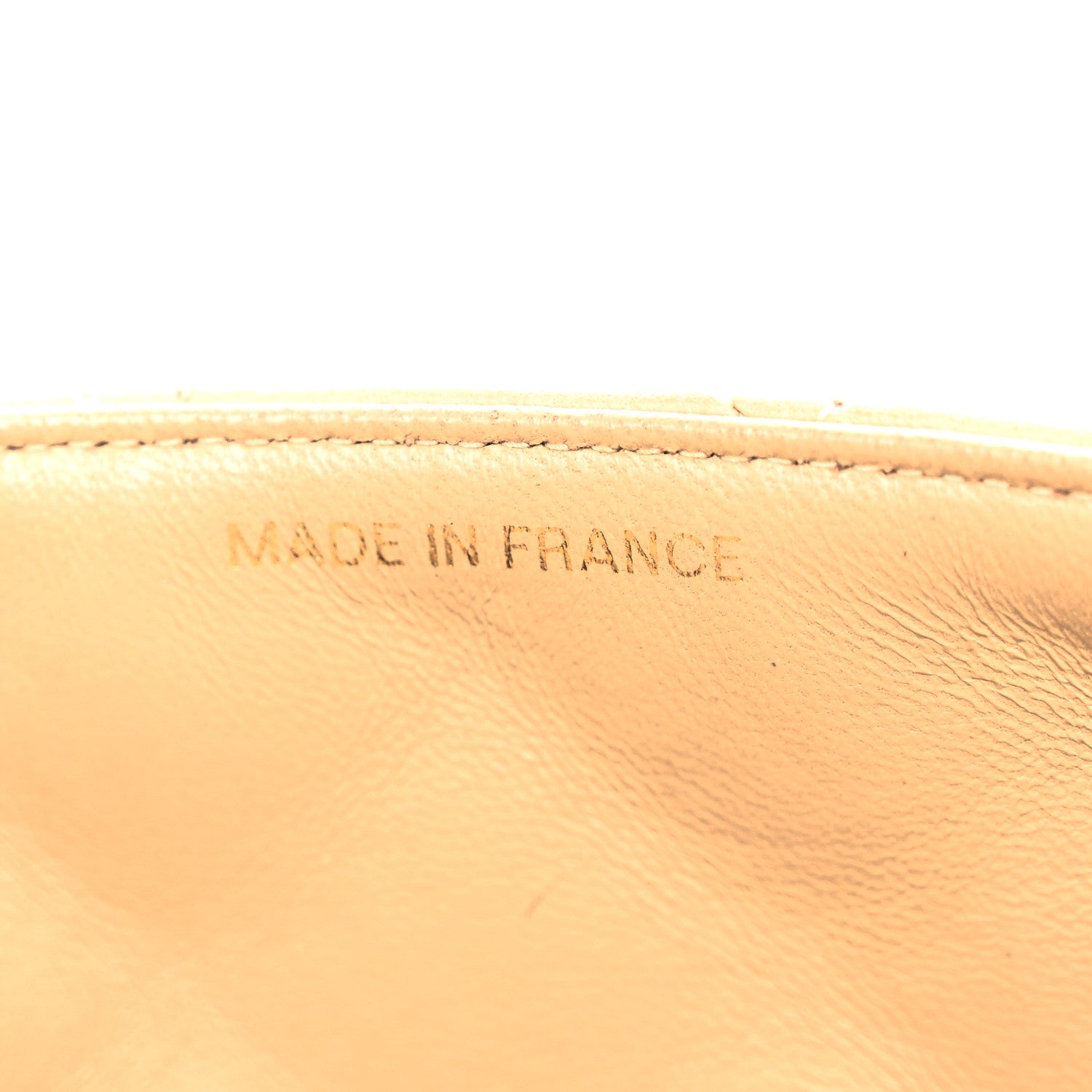 Chanel Lambskin Quilted Medium Single Flap Beige 7 of 13